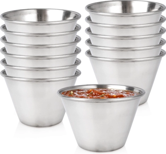 Vilde nehrđajuće zdjelice za dipove i umake 100 ml (12 kom)