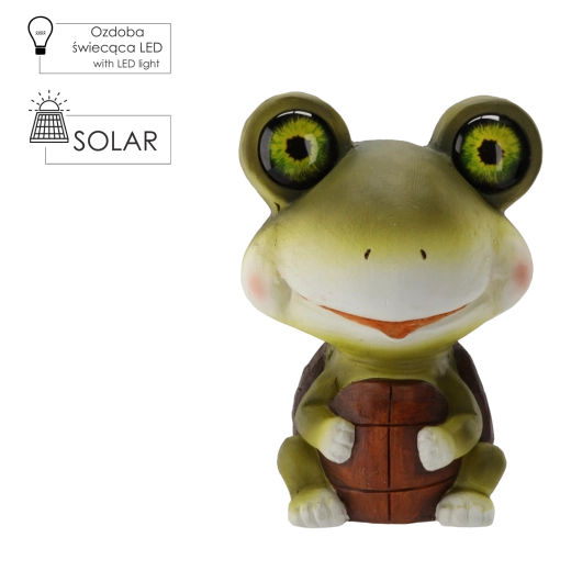 Vrtna solarna figurica kornjače s LED osvjetljenjem