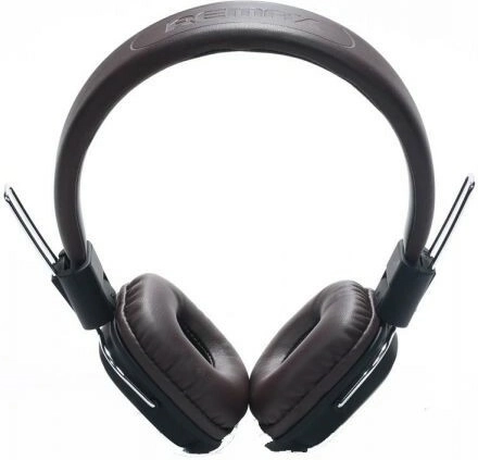 Remax RM‑100H smeđa stereo slušalica s mikrofonom