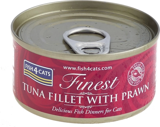 Konzerva za mačke FISH4CATS tuna sa škampima 70 g