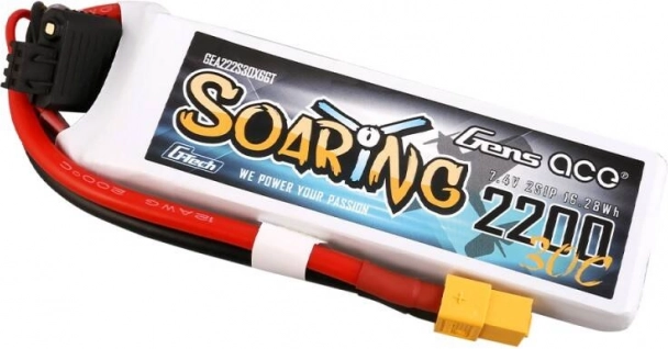 Baterija Gens Ace Soaring 2200mAh 7,4V LiPo