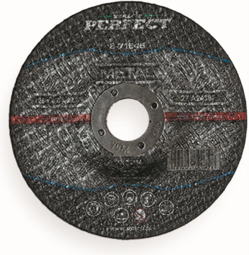 Brusni disk za čelik 125 × 6,0 × 22,23 mm STALCO