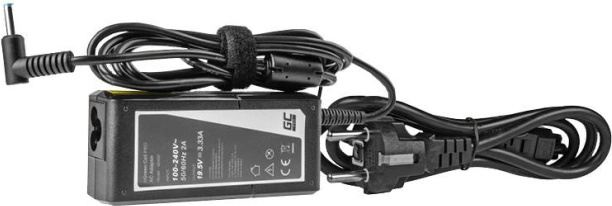 Napajanje Green Cell Pro 65 W 19,5 V 3,33 A za HP prijenosnike (konektor 4,5 × 3,0 mm s iglom)