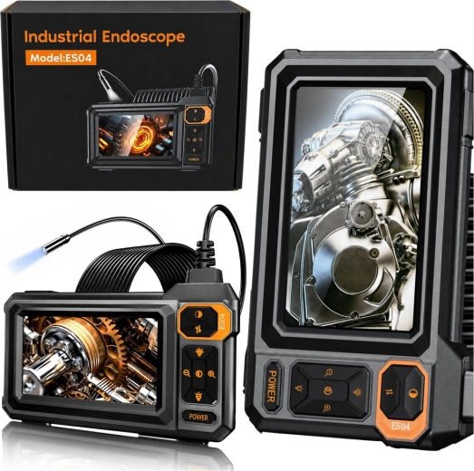 Inspekcijska endoskopska kamera s LCD-om 4,3" i 8 LED (IP67)