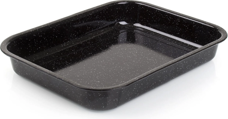 Pekač Culinaria Black emajlirani 34 × 26 × 5 cm, crni