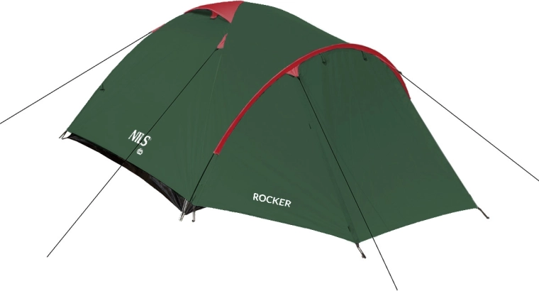 Turistički šator NILS Camp Rocker zeleni za 3 osobe