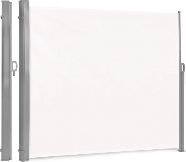 Sklopiva bočna tenda, rolo, pregrada za vrt, terasu, bež boja