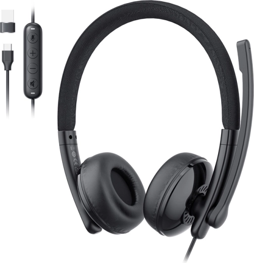 Žična naglavna slušalica s mikrofonom EMEET GeniusCall HS50 USB-A/USB-C
