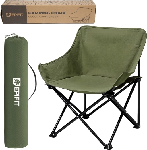 Turistička sklopiva stolica GO300 khaki green
