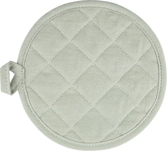 Kuhinjska rukavica (hvataljka) okrugla, promjer 18 cm, pamuk, kadulja zelena