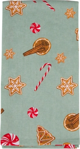Kuhinjska krpa od pamuka 45 × 60 cm – motiv keksa
