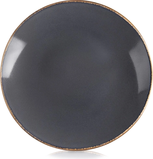 Orion Glaze plitki keramički tanjur za jelo sivi 27 cm
