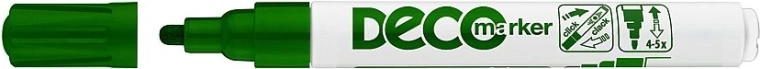 Dekorativni lak marker ICO Deco, zeleni