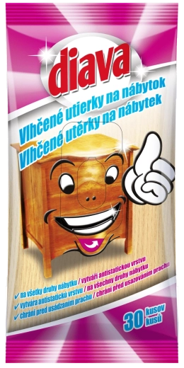 Diava vlažne maramice za namještaj 30 kom