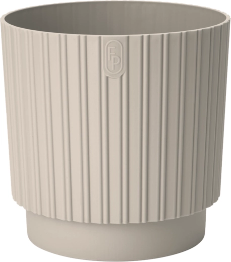 Lončanica MIKA Cyli Petit ECO od reciklirane plastike 22 cm badem