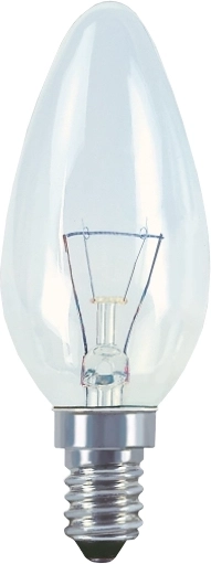 Svijećasta žarulja 240 V 40 W E14 prozirna TES-LAMP