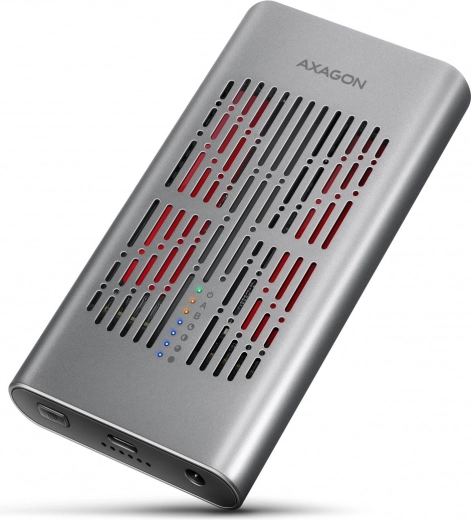 Axagon Clone Master aluminijsko vanjsko kućište za dva NVMe M.2 SSD‑a USB‑C 3.2 Gen 2x2 20 Gbps