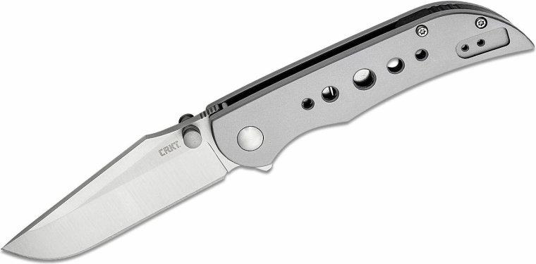 CRKT Oxcart Silver sklopivi džepni nož 7,8 cm, potpuno nehrđajući