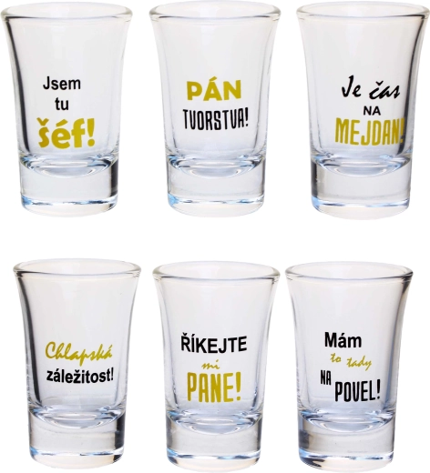 Poklon set čašica TORO muška stvar 6×40 ml