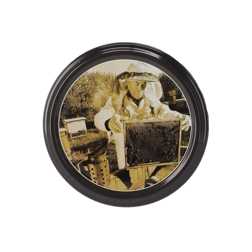 Poklopci twist-off 82 mm sa 6 zubaca – motiv pčelar s okvirom