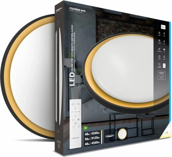 Stropna LED rasvjeta Modee Smart Lighting A‑H101, zatamnjujuća, 3CCT, Ø540 mm, daljinsko upravljanje
