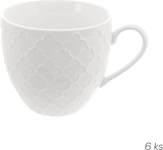 Porculanske šalice Whiteline 0,25 l (6 kom)