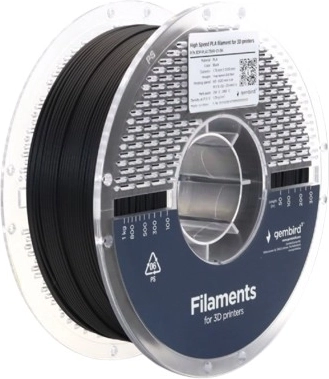PLA filament High Speed 1,75 mm, 1 kg – crni