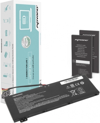 Movano baterija za prijenosno računalo Acer AN515-54 i AN517-51 (AP18E7M) 3815 mAh 58,75 Wh