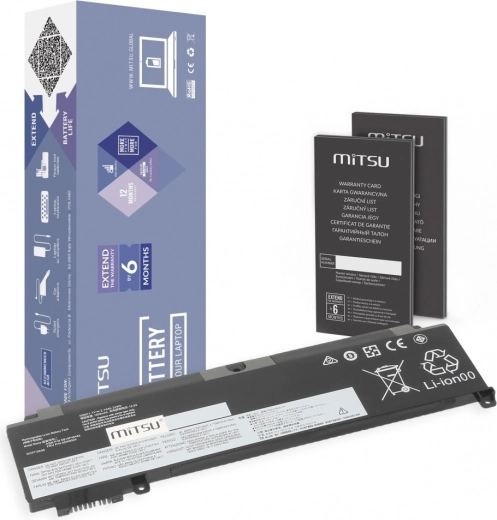 MITSU baterija za Lenovo ThinkPad T460s i T470s 2140 mAh (24 Wh)