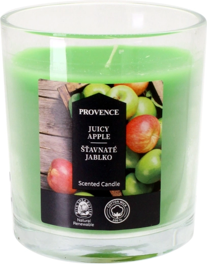 Svijeća u staklu Sočna jabuka 7 × 8 cm