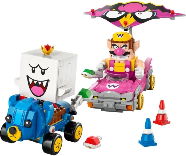 Lego super mario mario kart – wario i king boo