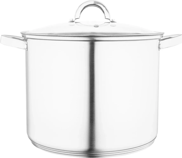 Visoki nehrđajući lonac FABIO 15 l s poklopcem 30 cm