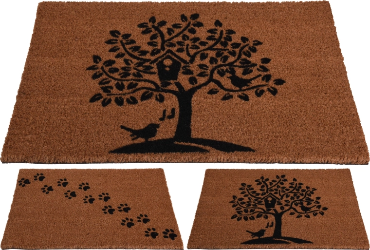 Kokosova otirač 40 × 60 cm – miks dekora