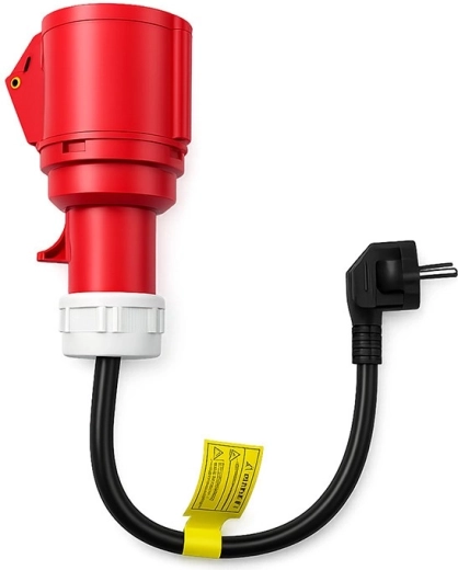 Napojni adapter CEE 16A 5P na Schuko 230 V za EV punjače