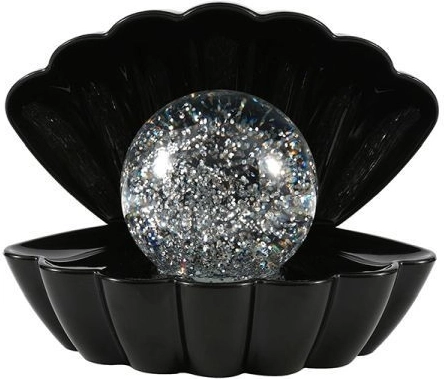 Dekorativna lampa Školjka sa svjetlucavom kuglom, USB i baterijsko napajanje