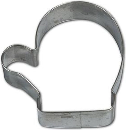 Kalik za kekse – rukavica, 7–8 cm, srebrni