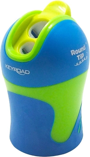 Šiljilo Keyroad Color zeleno s dvostrukim otvorom
