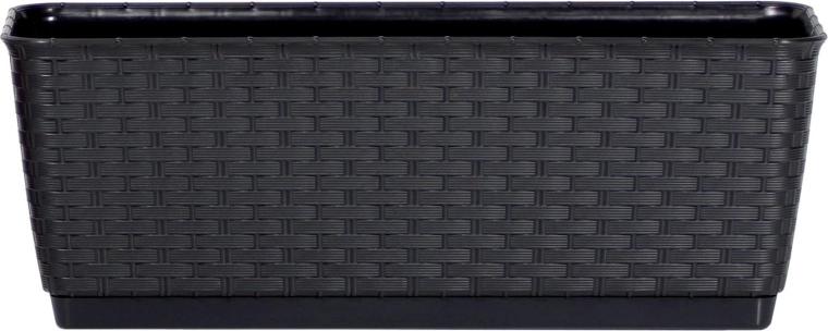 Žardinijera s podloškom Ratolla P 30 cm antracit