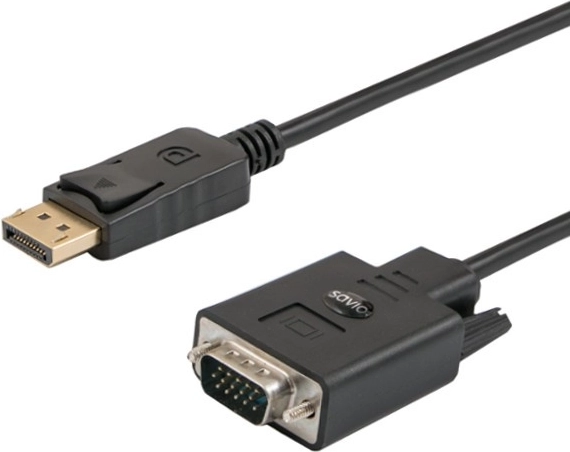 Kabel DisplayPort u VGA 1,8 m crni