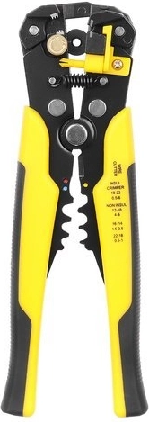 Automatske kliješta za skidanje izolacije s rezačem i krimpalnim čeljusima