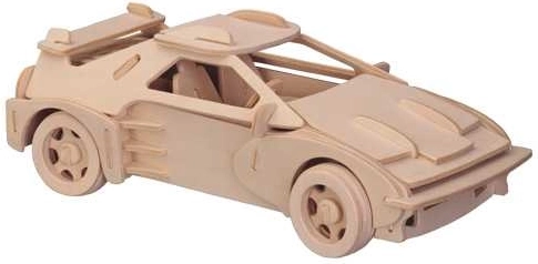 Drvene 3D puzzle sportski automobil Ferrari – veliki model
