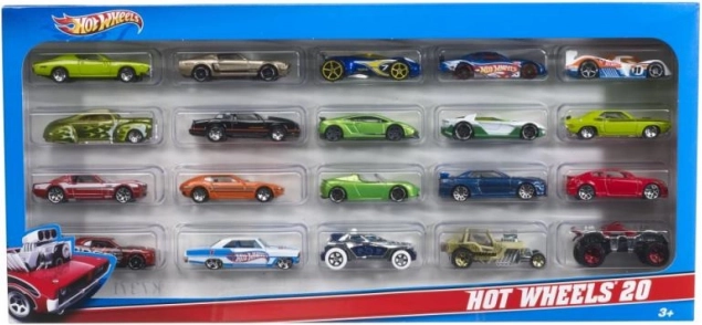 Set autića Hot Wheels 20 kom