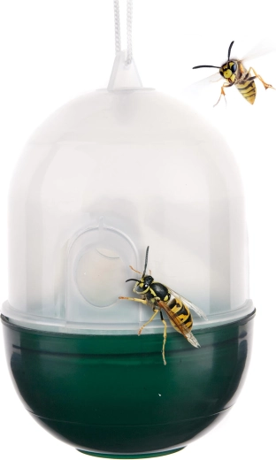 Lovac na ose plastični proziran/zeleni 8 × 11 cm