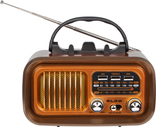 prijenosni retro radio AM/FM sa solarnim punjenjem i Bluetoothom