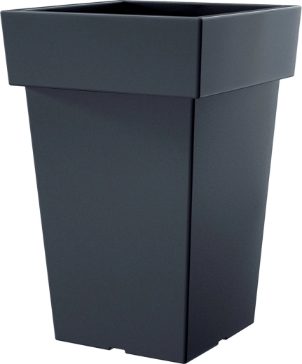 Visoka kvadratna žardinjera Lofly Square 28,9 × 28,9 × 43,9 cm antracit