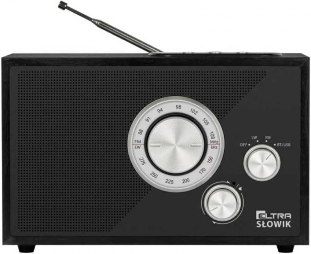 Stolni radio OR Słowik s USB, microSD i Bluetoothom, crni
