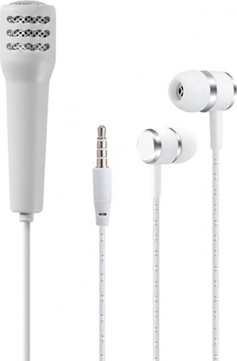 Ag100c mini mikrofon za telefon srebrni