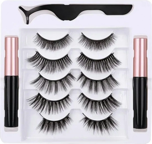 Magnetne trepavice 5x s magnetnim tušem za oči