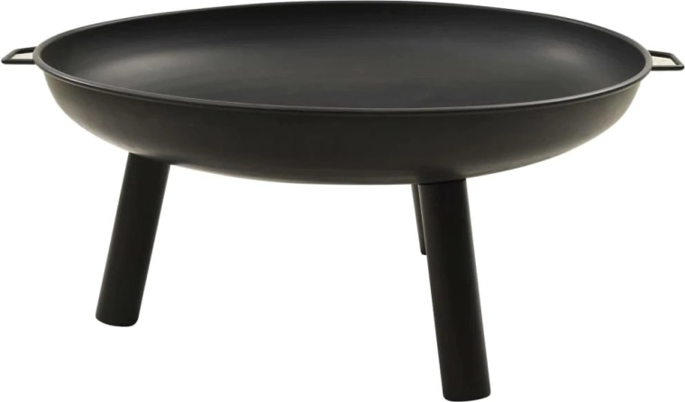 vrtno ognjište metalno crno