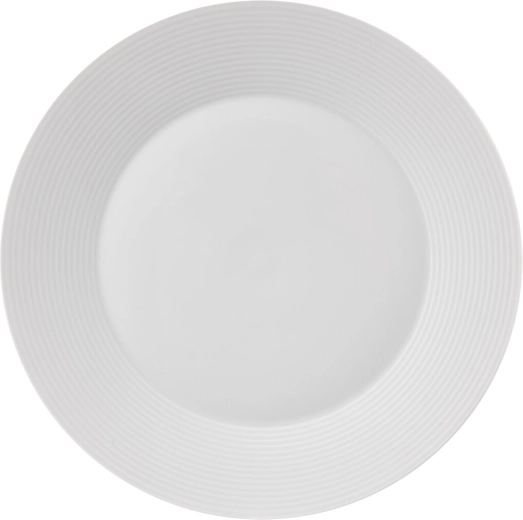 Porculjanski plitki tanjur Mona s decentnom linijom 27 cm